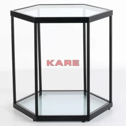 Tische-KARE Design Beistelltisch Comb Schwarz 55Cm
