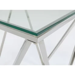 Tische-KARE Design Beistelltisch Cristallo 50X50Cm