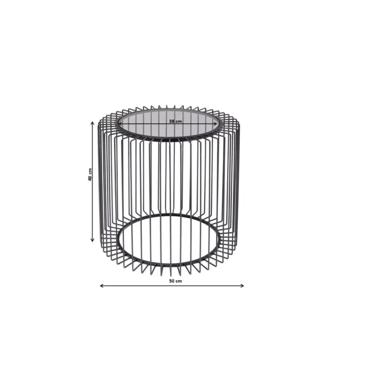 Tische-KARE Design Beistelltisch Dimension O50
