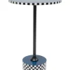 Tische-KARE Design Beistelltisch Domero Race Blau O40Cm