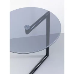 Tische-KARE Design Beistelltisch Easy Living Schwarz O46Cm