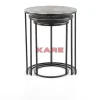 Tische-KARE Design Beistelltisch Electra (3/Set) O48Cm
