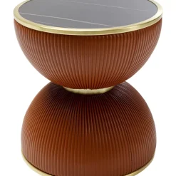 Tische-KARE Design Beistelltisch Endless Vegas Orange O47Cm