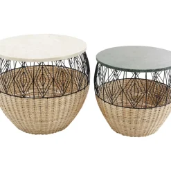 Tische-KARE Design Beistelltisch Esha (2/Set)