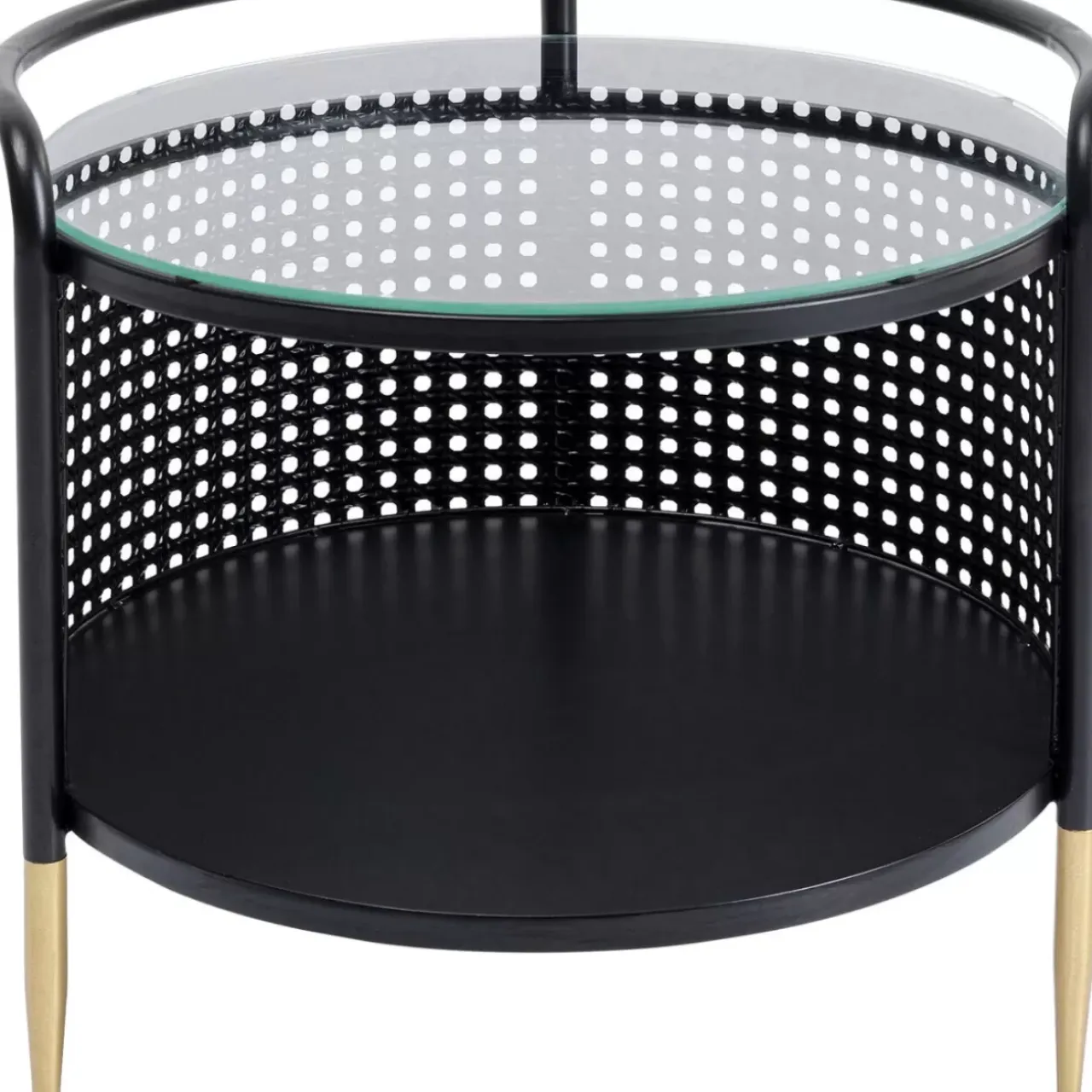 Tische-KARE Design Beistelltisch Fence O45Cm