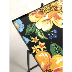 Tische-KARE Design Beistelltisch Flowers Garden Square (2/Set)