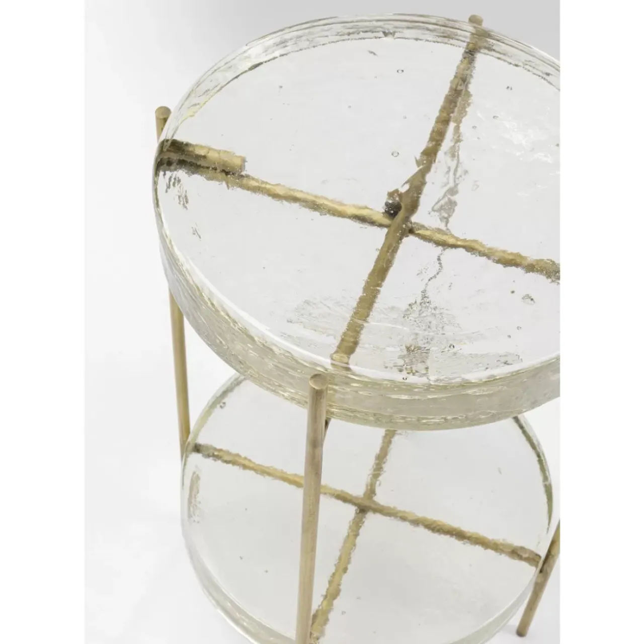 Tische-KARE Design Beistelltisch Ice Double O30Cm