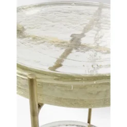 Tische-KARE Design Beistelltisch Ice Double O30Cm