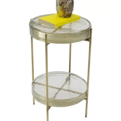 Tische-KARE Design Beistelltisch Ice Double O30Cm