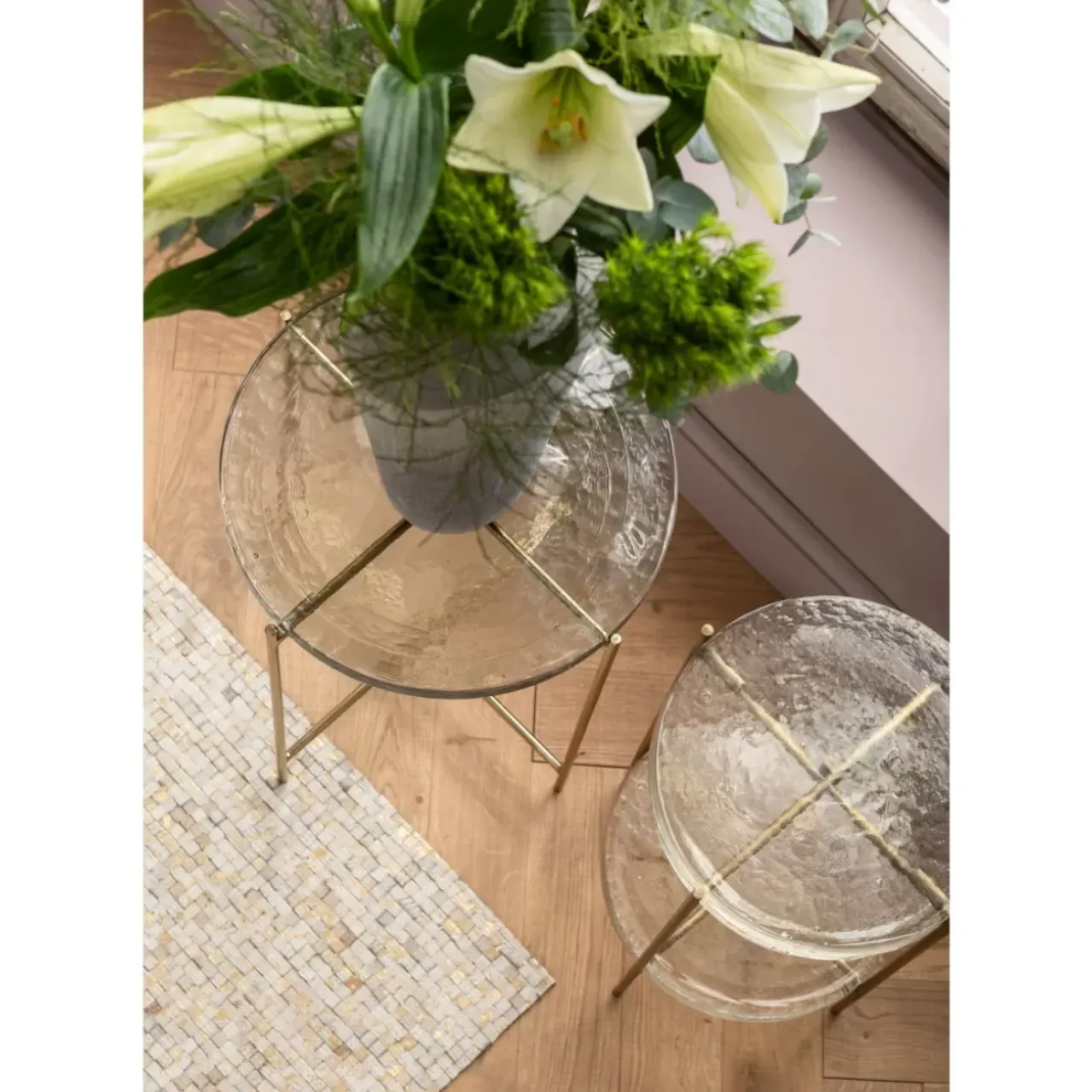 Tische-KARE Design Beistelltisch Ice O40Cm