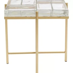 Tische-KARE Design Beistelltisch Iceline Gold 43X33Cm