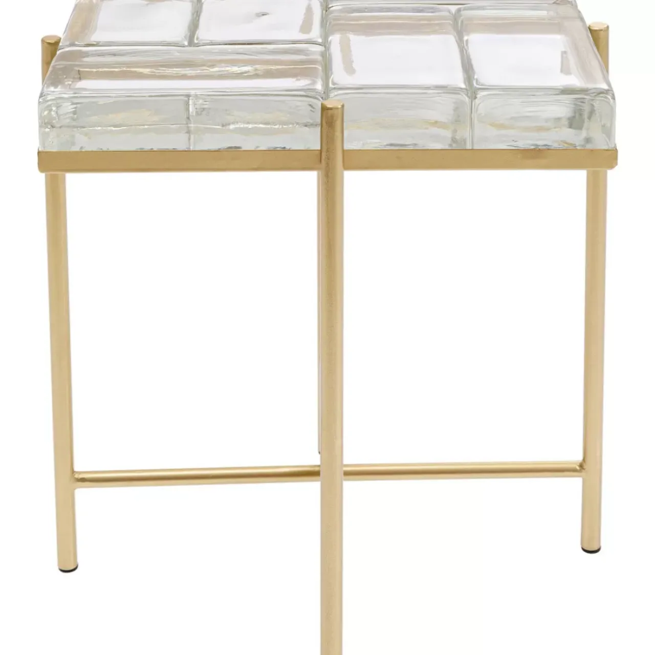 Tische-KARE Design Beistelltisch Iceline Gold 43X33Cm