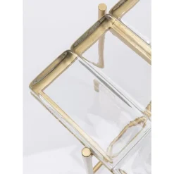 Tische-KARE Design Beistelltisch Iceline Gold 43X33Cm