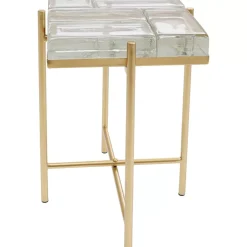 Tische-KARE Design Beistelltisch Iceline Gold 43X33Cm