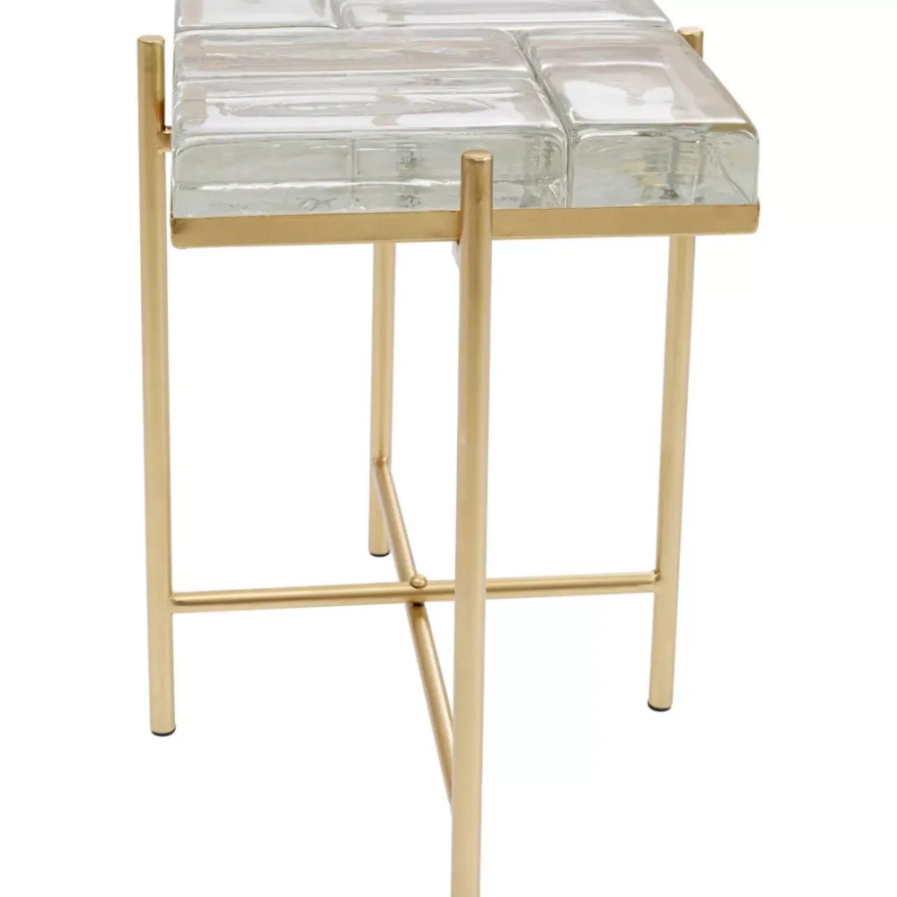 Tische-KARE Design Beistelltisch Iceline Gold 43X33Cm