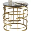 Tische-KARE Design Beistelltisch Jupiter Gold O55Cm