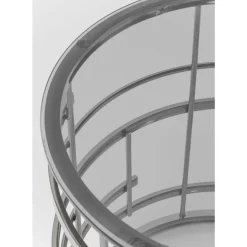 Tische-KARE Design Beistelltisch Jupiter Silber O55Cm
