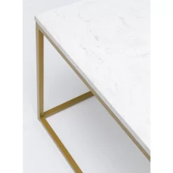 Tische-KARE Design Beistelltisch Key West Gold 40X40Cm