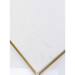 Tische-KARE Design Beistelltisch Key West Gold 40X40Cm