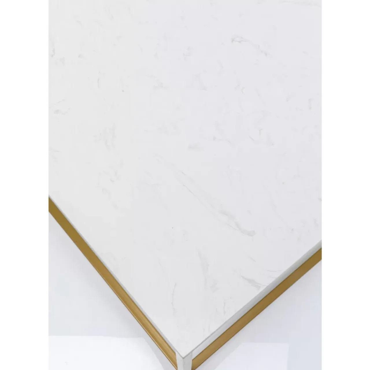 Tische-KARE Design Beistelltisch Key West Gold 40X40Cm