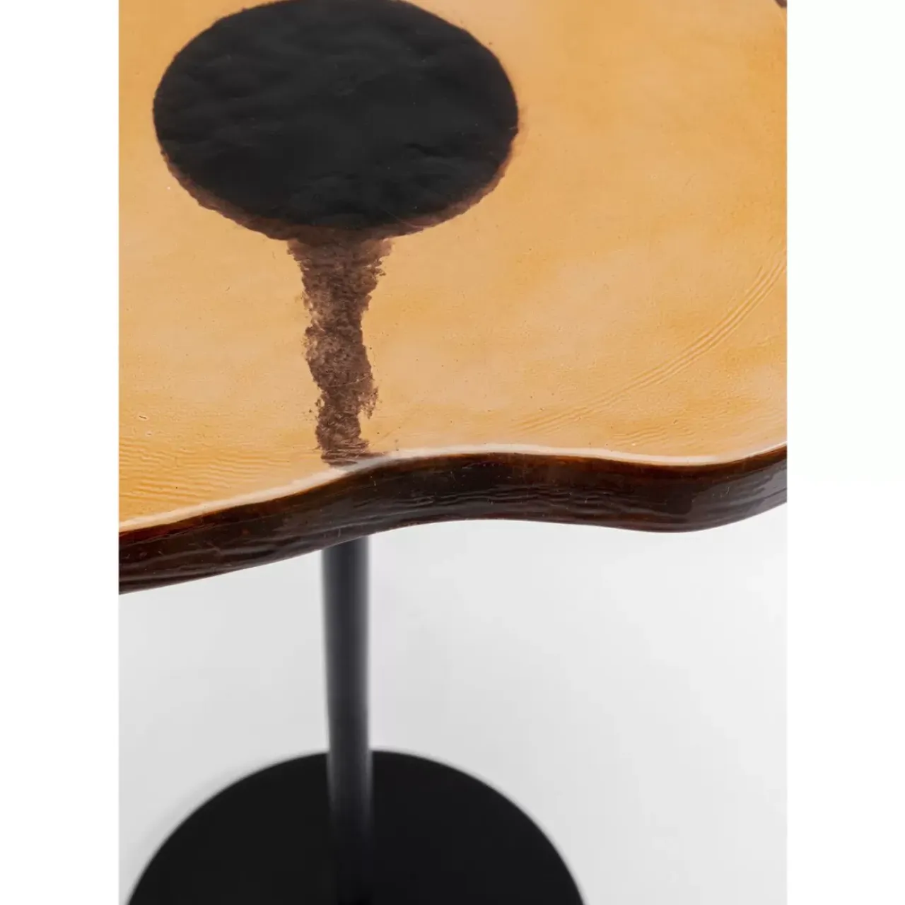 Tische-KARE Design Beistelltisch Lava Orange O30Cm