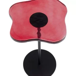 Tische-KARE Design Beistelltisch Lava Rot O30Cm
