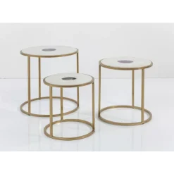 Tische-KARE Design Beistelltisch Limbo (3/Set) O45Cm
