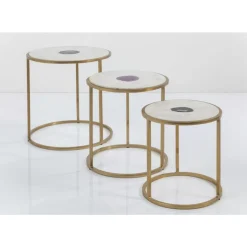 Tische-KARE Design Beistelltisch Limbo (3/Set) O45Cm