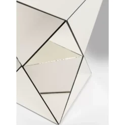 Tische-KARE Design Beistelltisch Luxury Triangle Champagne