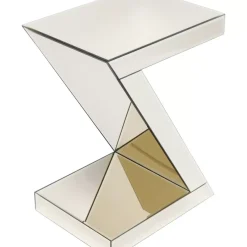 Tische-KARE Design Beistelltisch Luxury Z Champagne