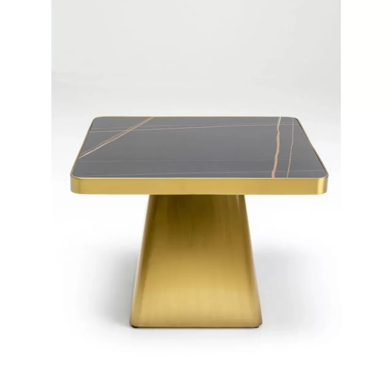 Tische-KARE Design Beistelltisch Miler Gold 60X60Cm