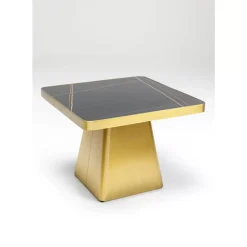 Tische-KARE Design Beistelltisch Miler Gold 60X60Cm