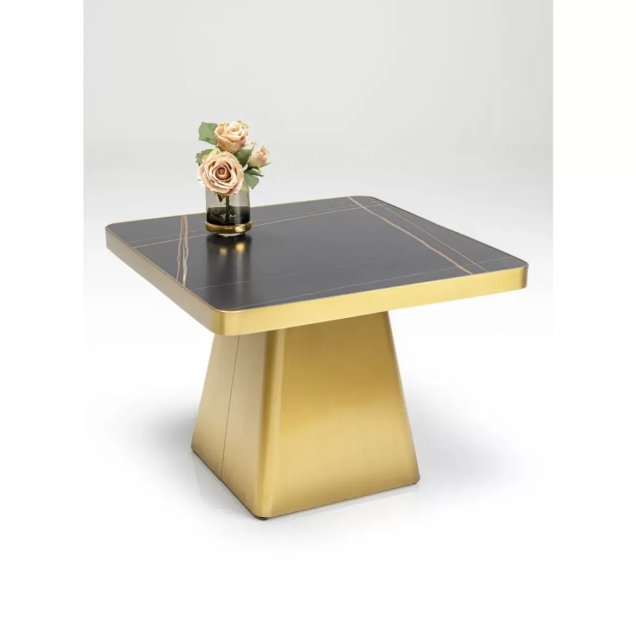 Tische-KARE Design Beistelltisch Miler Gold 60X60Cm