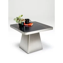 Tische-KARE Design Beistelltisch Miler Silber 60X60Cm