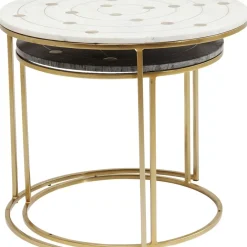 Tische-KARE Design Beistelltisch Mystic Round Klein (2/Set) O61Cm