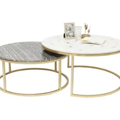 Tische-KARE Design Beistelltisch Mystic Round (2/Set) O90Cm