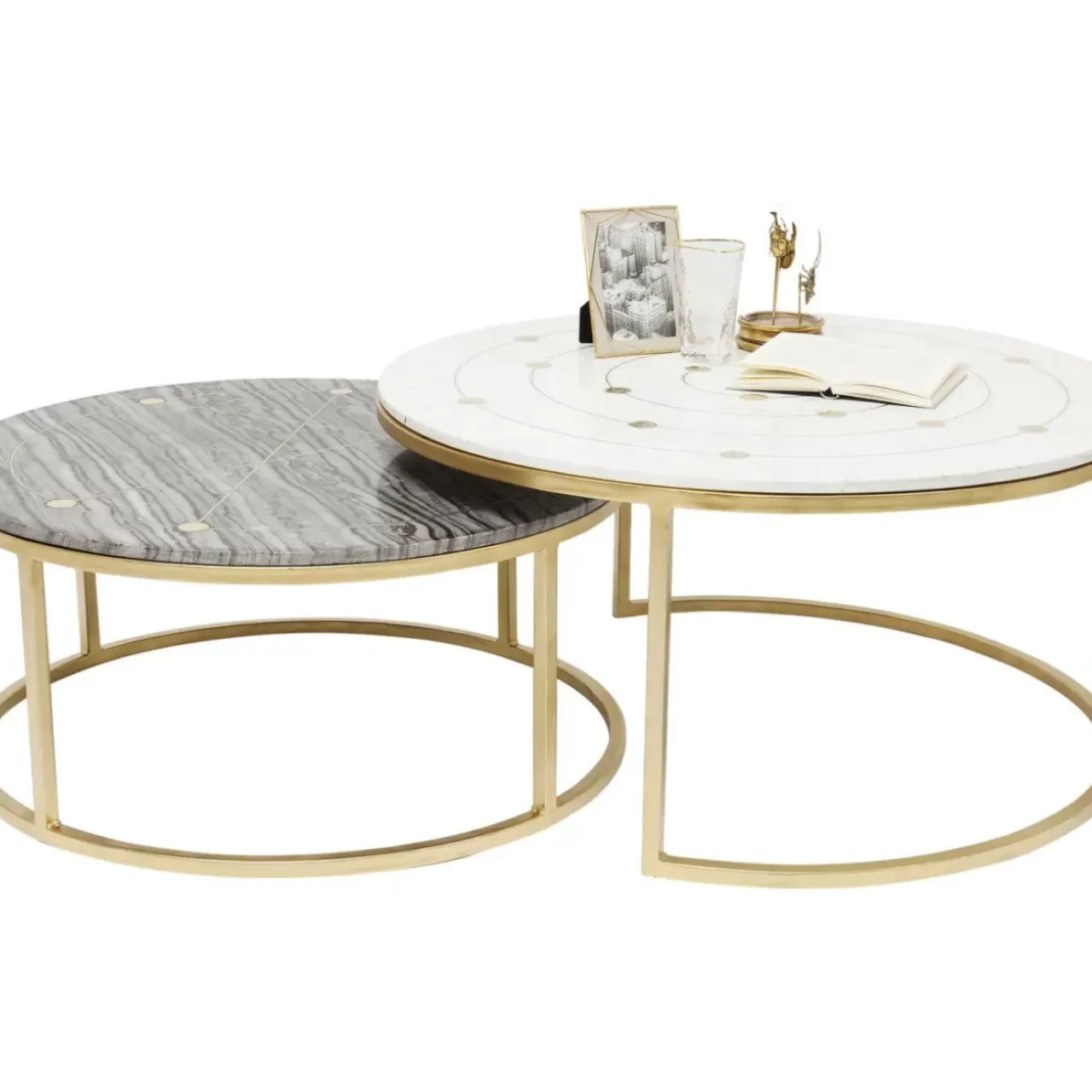Tische-KARE Design Beistelltisch Mystic Round (2/Set) O90Cm