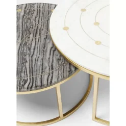 Tische-KARE Design Beistelltisch Mystic Round (2/Set) O90Cm