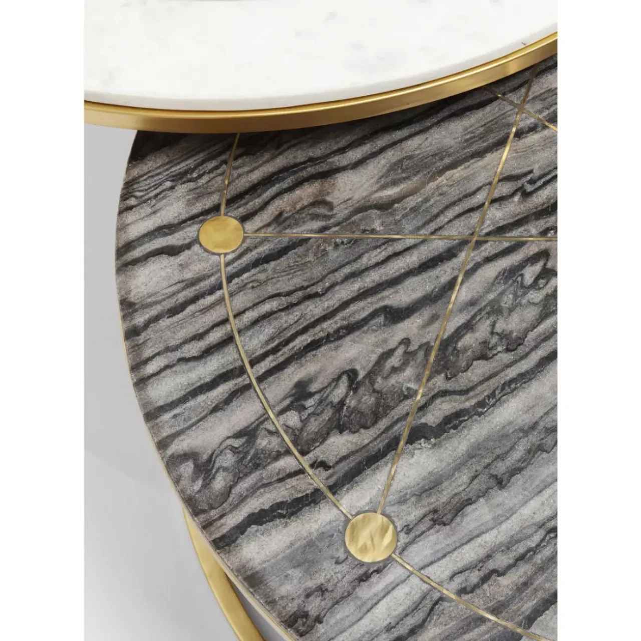 Tische-KARE Design Beistelltisch Mystic Round (2/Set) O90Cm