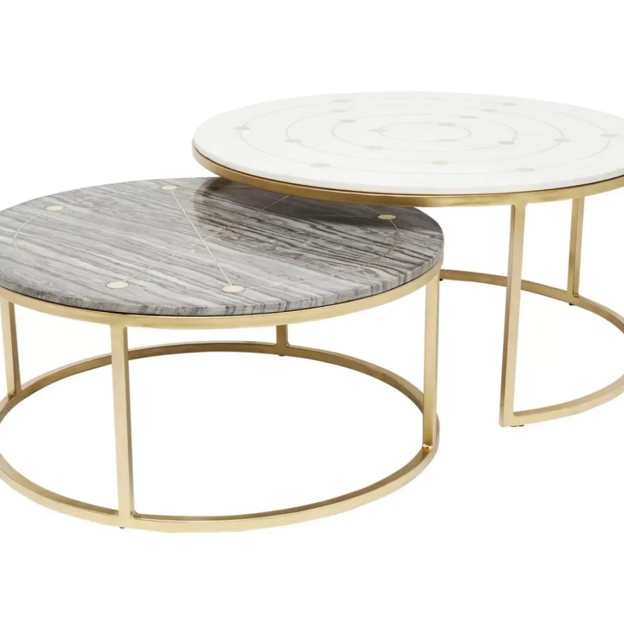 Tische-KARE Design Beistelltisch Mystic Round (2/Set) O90Cm