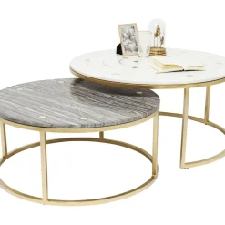 Tische-KARE Design Beistelltisch Mystic Round (2/Set) O90Cm