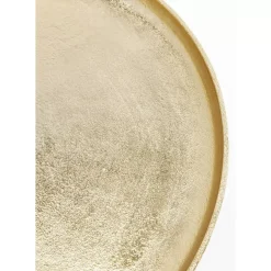 Tische-KARE Design Beistelltisch Plateau Uno Messing O45Cm