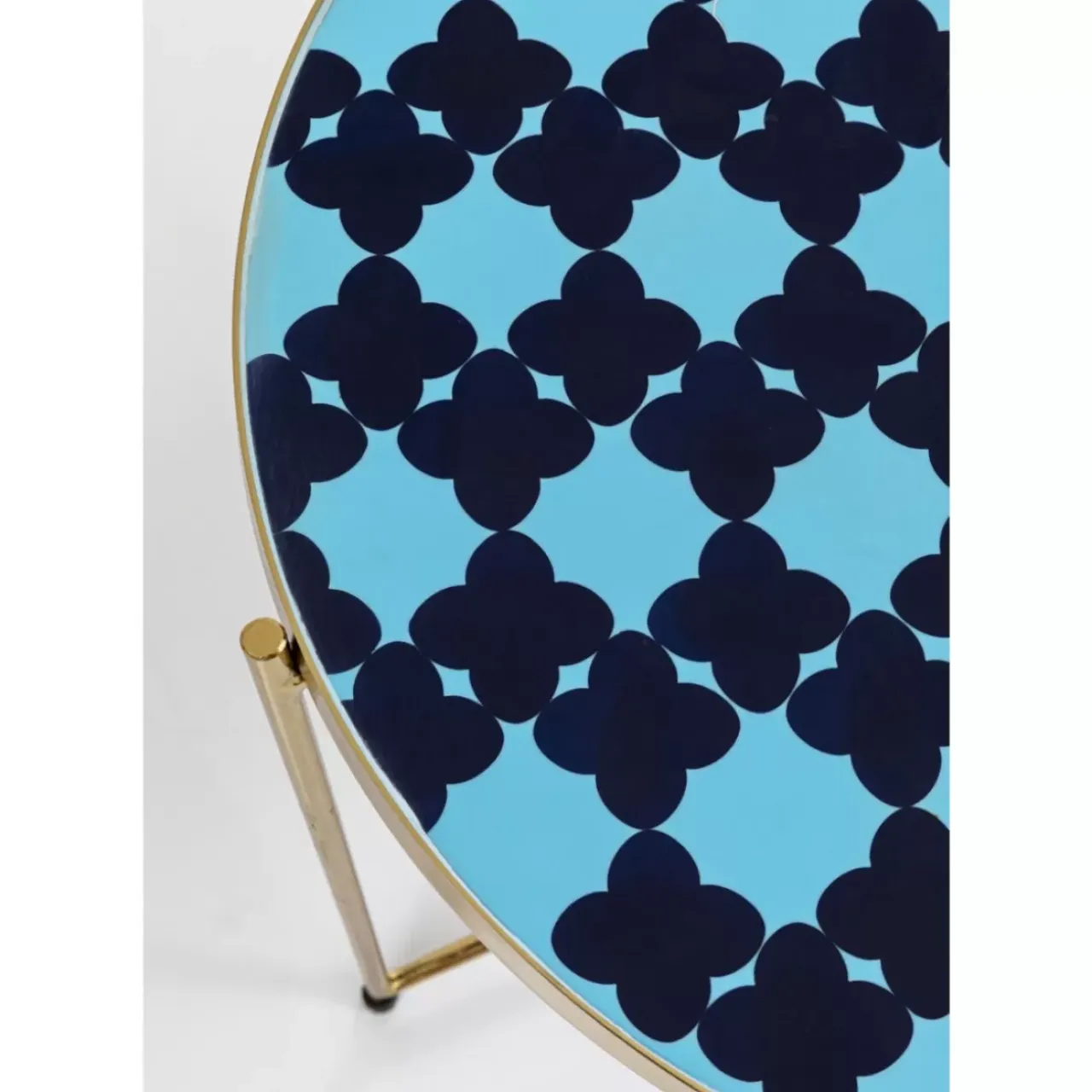 Tische-KARE Design Beistelltisch Priya Blau (2/Set)