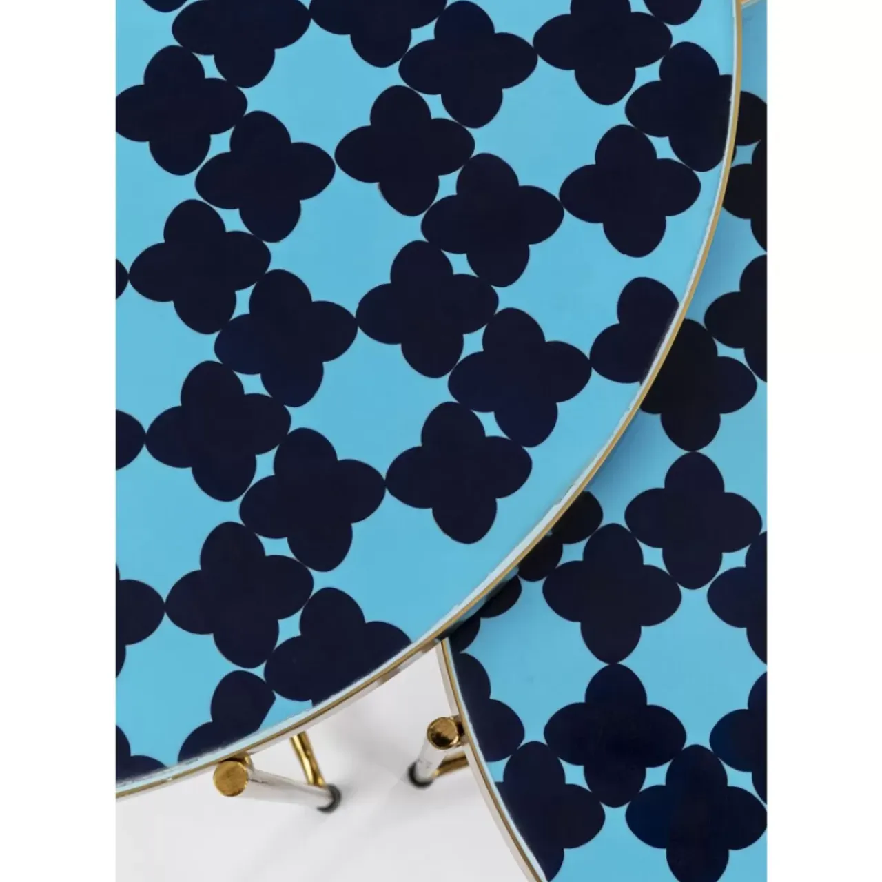 Tische-KARE Design Beistelltisch Priya Blau (2/Set)