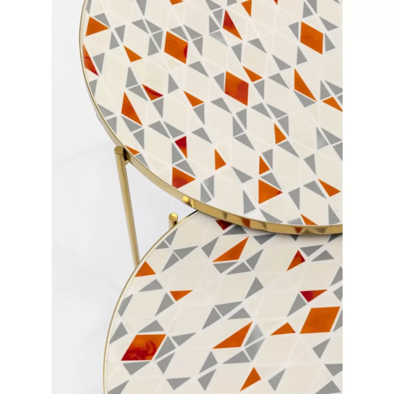 Tische-KARE Design Beistelltisch Priya Weis (2/Set)