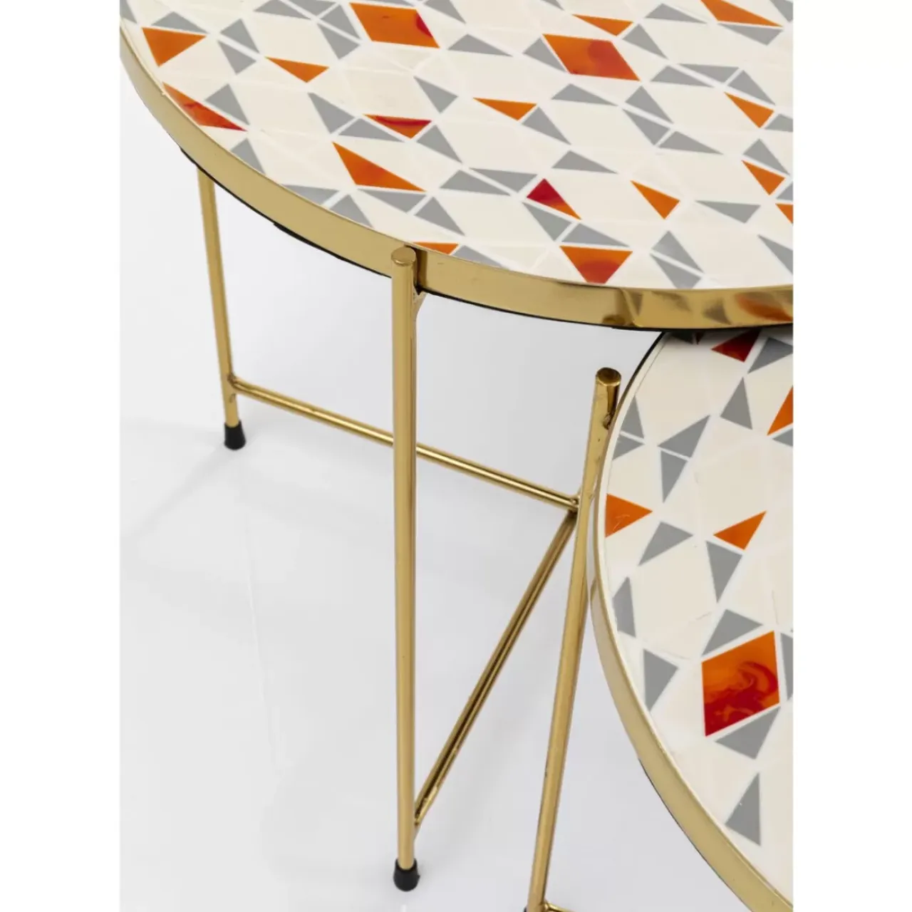 Tische-KARE Design Beistelltisch Priya Weis (2/Set)