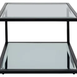 Tische-KARE Design Beistelltisch Quadro Schwarz 50X50Cm