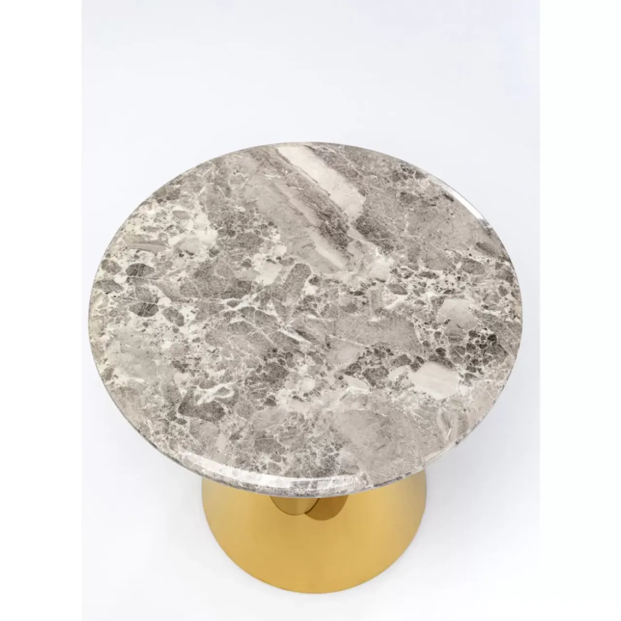 Tische-KARE Design Beistelltisch Rita Gold O50Cm