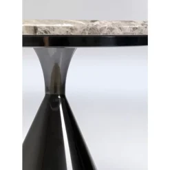 Tische-KARE Design Beistelltisch Rita Schwarz O50Cm