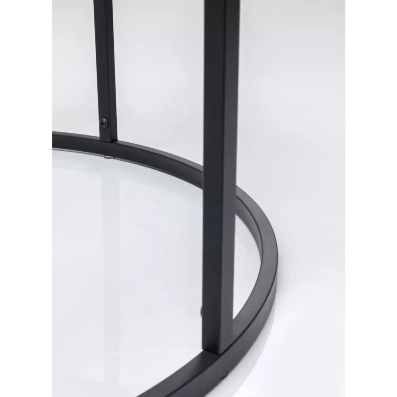 Tische-KARE Design Beistelltisch Roman Schwarz O76Cm